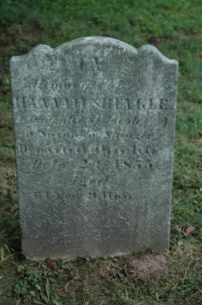 Hannah Shingle's Gravestone